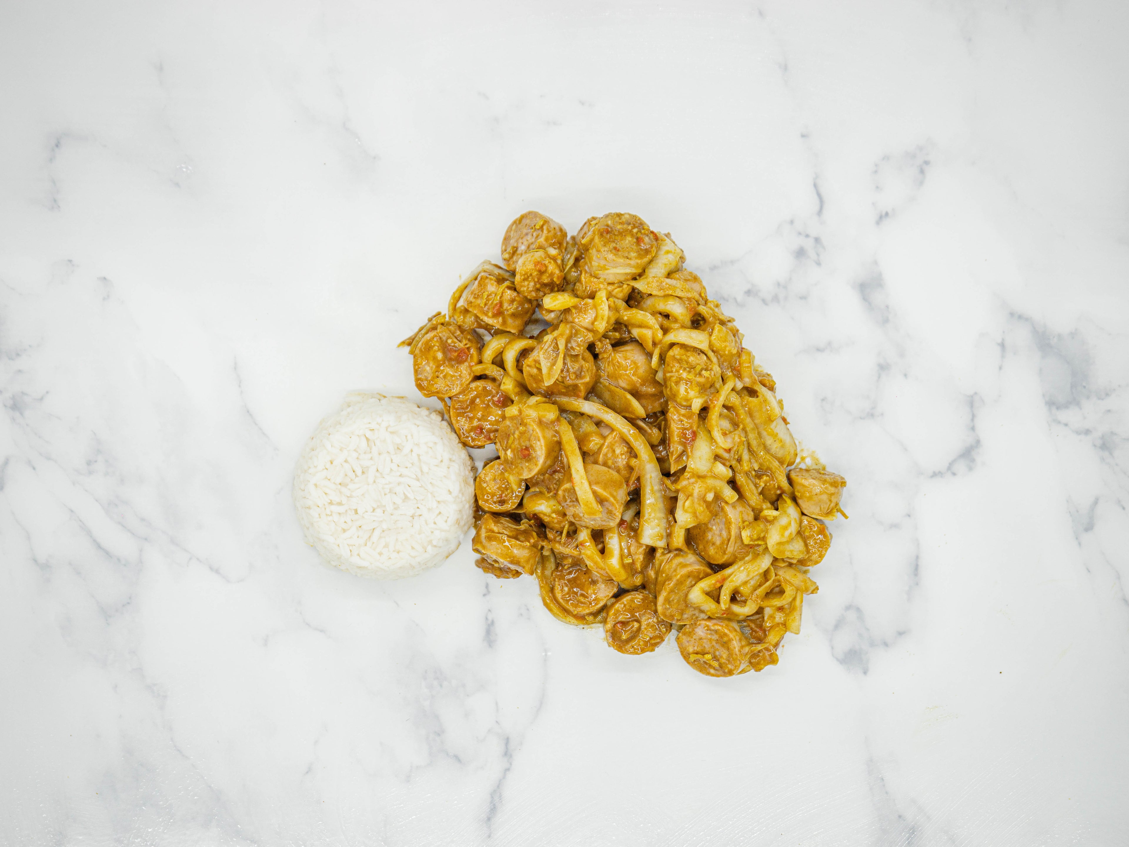 Curried Sausages